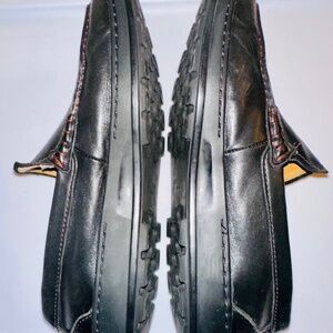 Men's Cole Haan Grand black leather slip-on dress loafers, size 9M